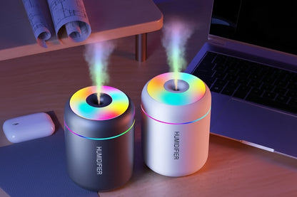 Mini USB Aroma Diffuser & Humidifier — Ambient Night Light