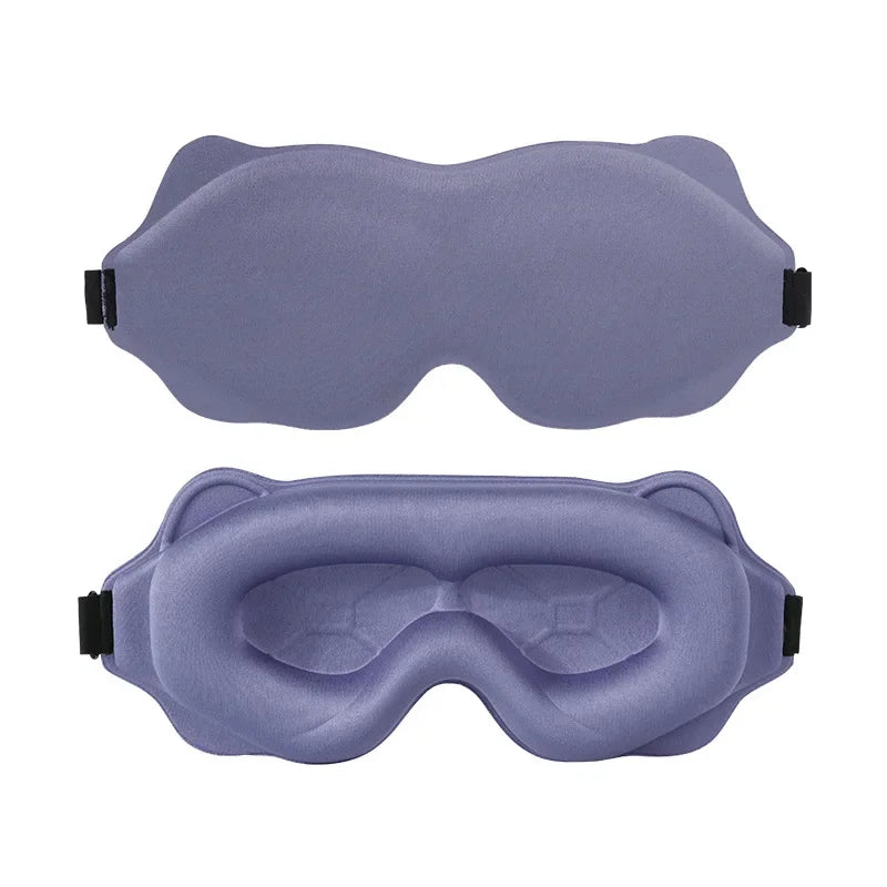 Weighted 3D Sleep Mask — Blackout Comfort for Side Sleepers