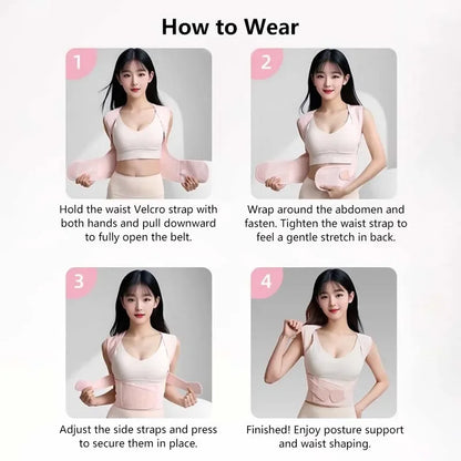 Adjustable Posture Corrector Back Brace — Unisex Support Belt