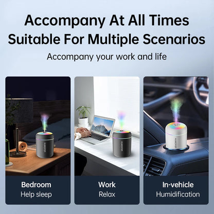 Mini USB Aroma Diffuser & Humidifier — Ambient Night Light