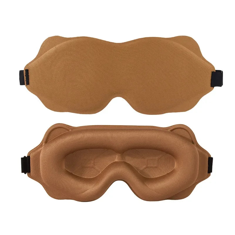 Weighted 3D Sleep Mask — Blackout Comfort for Side Sleepers