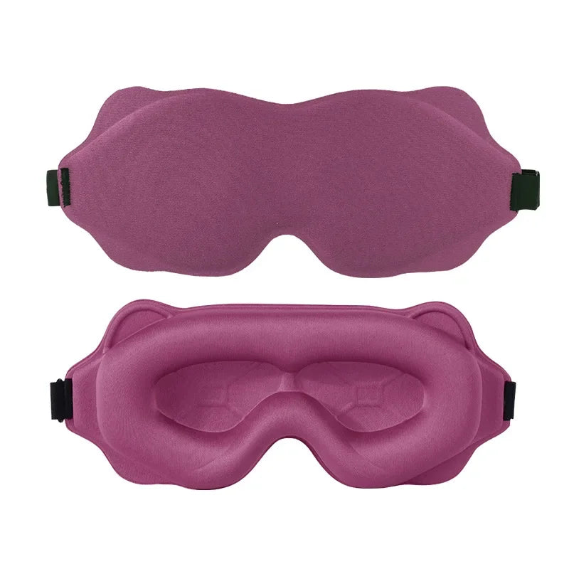 Weighted 3D Sleep Mask — Blackout Comfort for Side Sleepers
