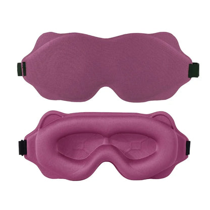 Weighted 3D Sleep Mask — Blackout Comfort for Side Sleepers