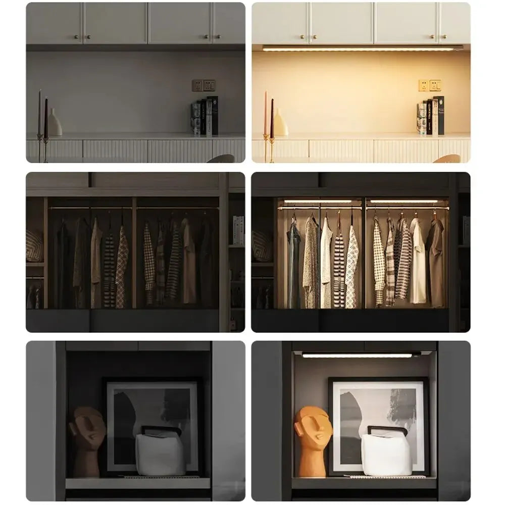 Rechargeable LED Cabinet Light — Motion Sensor, USB-C