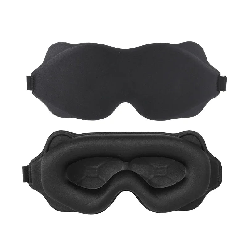 Weighted 3D Sleep Mask — Blackout Comfort for Side Sleepers