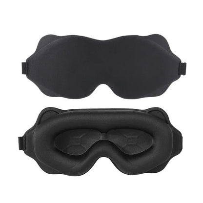 Weighted 3D Sleep Mask — Blackout Comfort for Side Sleepers